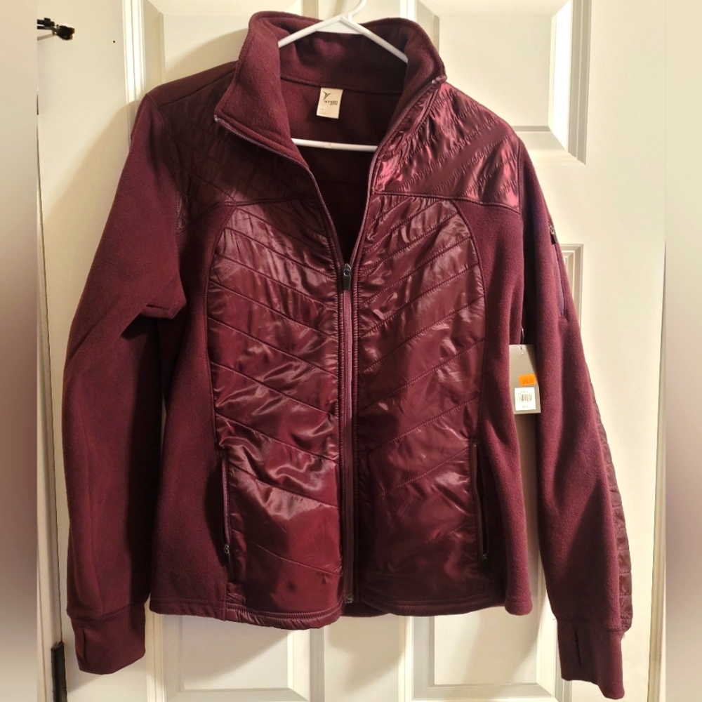 Old Navy, Burgundy, Semi-fitted Jacket, Size Large